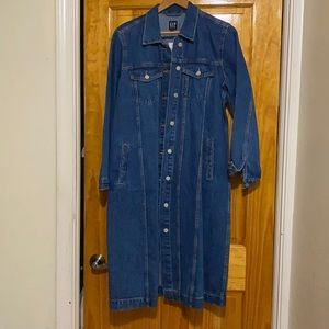 Women’s Gap Long Denim Jacket